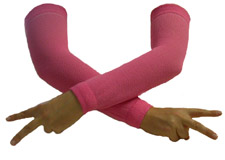 Wholesale Solid Bubble Gum Pink Arm Warmer Solid Bubble Gum Pink Leg Warmer